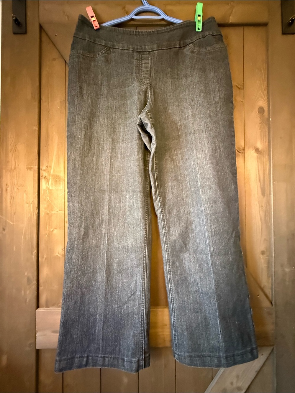 Alia Dark Gray Bootcut Jeggings